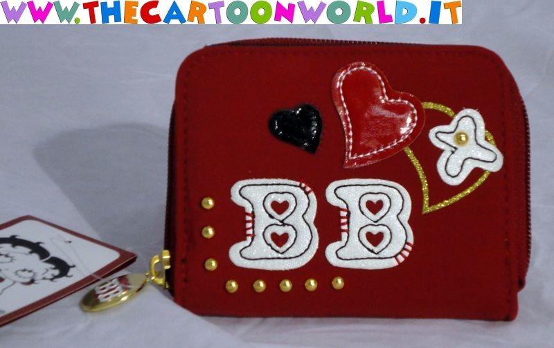 PORTAFOGLIO BORSELLINO PORTAMONETE DISNEY BETTY BOOP Colore ROSS