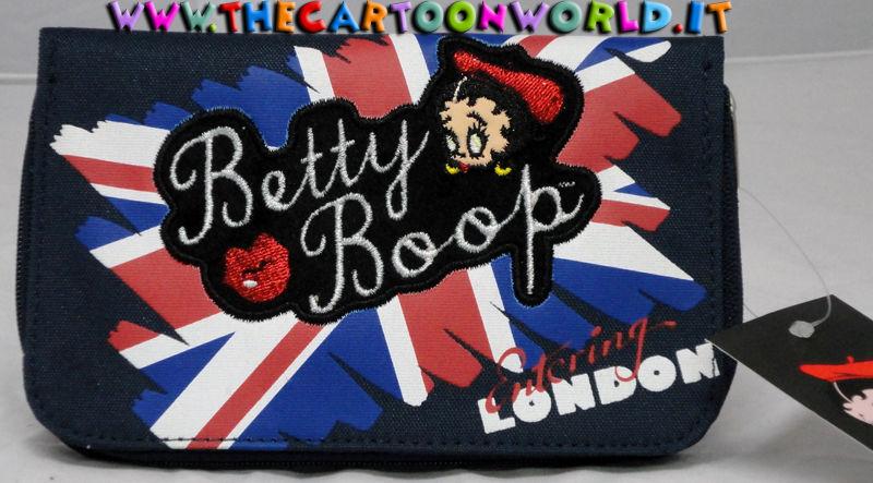 PORTAFOGLIO PORTAMONETE BORSELLINO DISNEY BETTY BOOP LONDON