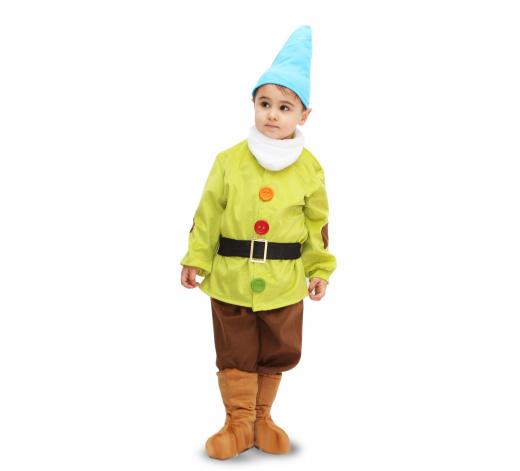 VESTITO COSTUME Maschera di CARNEVALE baby - 7 Nani - PISOLO