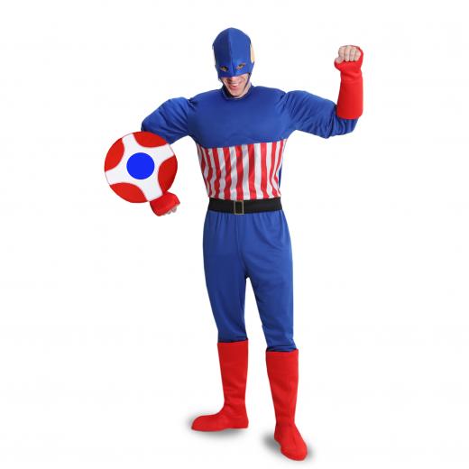 VESTITO COSTUME Maschera di CARNEVALE per Adulti AMERICA