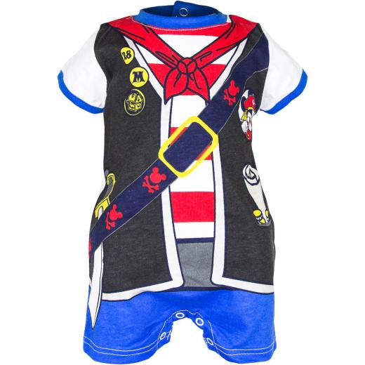 TUTINA - PAGLIACCETTO Disney - TOPOLINO pirata da 6 mesi a 23 mesi
