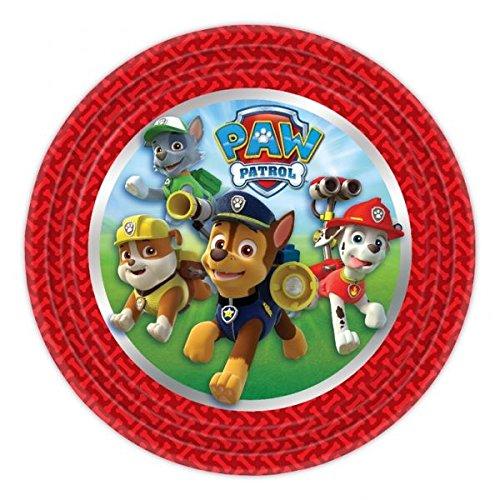 ADDOBBI Compleanno Festa 8 Piatti PAW PATROL