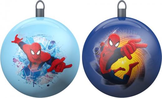PALLINE PALLE per Albero di NATALE DISNEY MARVEL - SPIDERMAN - 2 Pezzi - 8 Cm