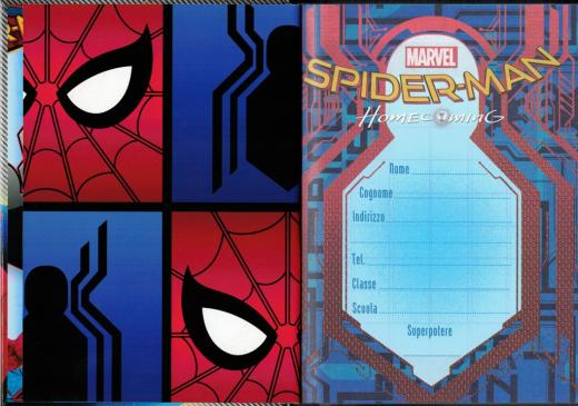 DIARIO AGENDA SCUOLA DISNEY MARVEL SPIDERMAN - 10 Mesi a