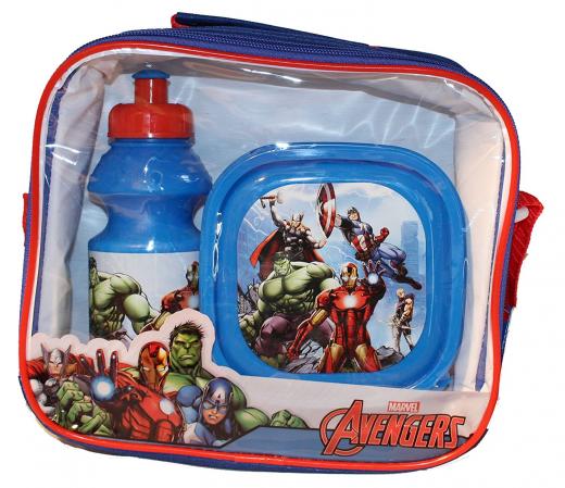Set Pranzo MARVEL AVENGERS BORSA TERMICA più BORRACCIA più CIOTOLA