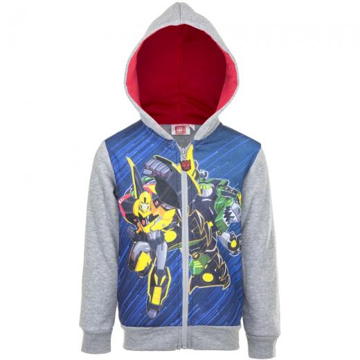 FELPA con Cappuccio e Zip - TRANSFORMERS - 3, 4, 6, 8 anni