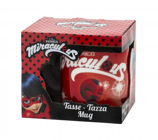 TAZZA CERAMICA MIRACULOUS LADYBUG 9.5 x 8 cm