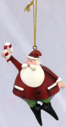 Decorazione Natalizia per Albero di natale - BABBO NATALE - 4 pezzi