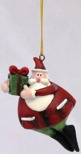 Decorazione Natalizia per Albero di natale - BABBO NATALE - 4 pezzi