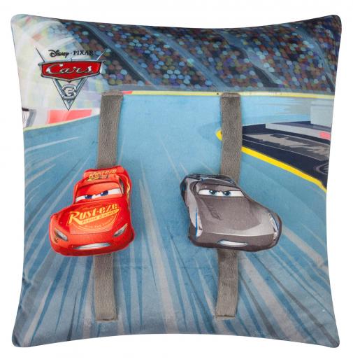 PELUCHE COUSSIN DISNEY CARS 3 - 2-Voitures-jouet