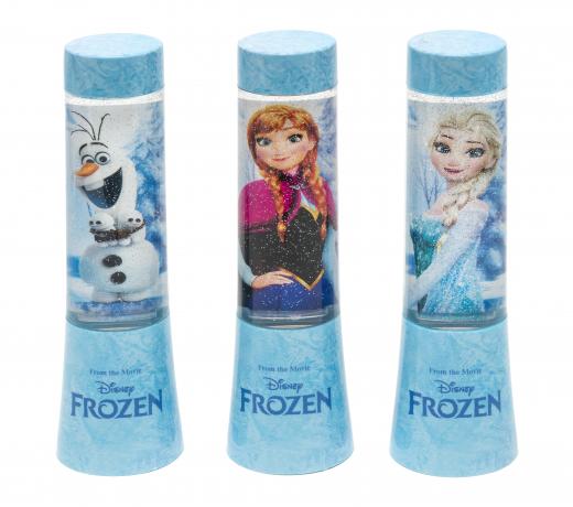 MINI LAMPADA LUMINOSA con GLITTER e Cambia colori DISNEY FROZEN - ELSA ANNA OLAF