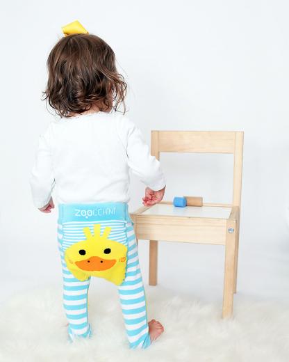 Set Leggings e Calzini Antiscivolo Grip Easy - Puddles Anatroccolo