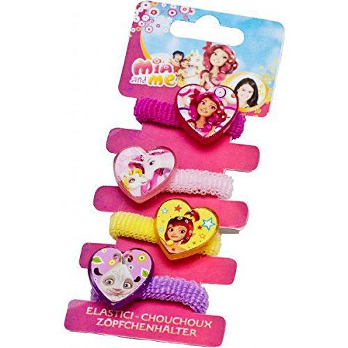 FERMACAPELLI FERMATRECCINE ELASTICI 4 pezzi DISNEY MIA and ME