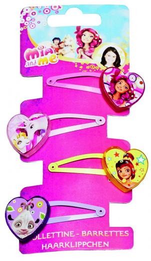 FERMACAPELLI FERMATRECCINE a CLIP 4 pezzi DISNEY MIA and ME