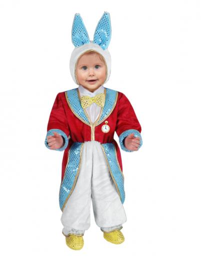 VESTITO COSTUME Maschera di CARNEVALE Primi Passi - BIANCONIGLIO