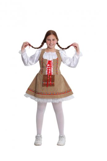 VESTITO COSTUME Maschera di CARNEVALE bambina - BAVARESE