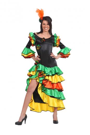 VESTITO COSTUME Maschera di CARNEVALE - Adulti BRASILIANA