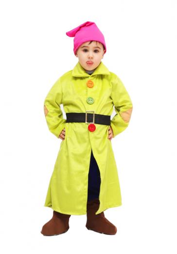 VESTITO COSTUME Maschera di CARNEVALE baby - 7 Nani - CUCCIOLO
