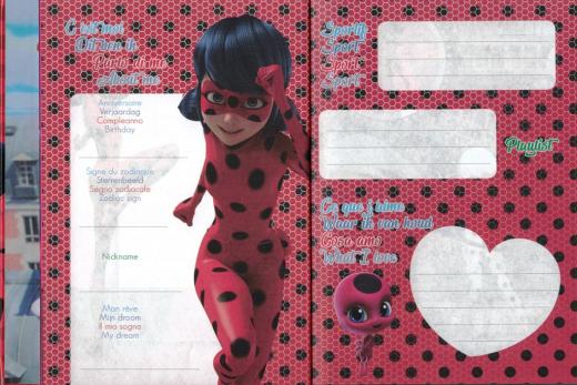 DIARIO AGENDA SCUOLA MIRACULOUS LADYBUG - 10 Mesi a