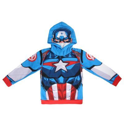 FELPA con Cappuccio - MARVEL AVENGERS - CAPITAN AMERICA -  4, 6, 8 anni