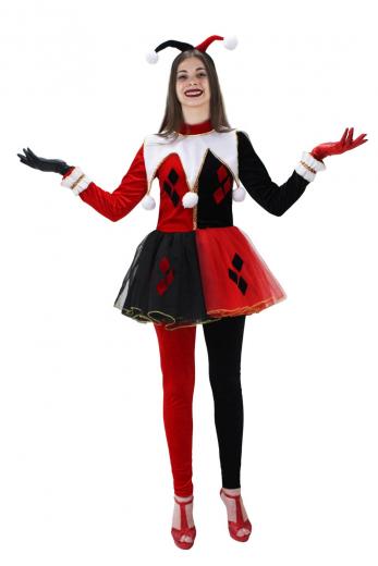 VESTITO COSTUME Maschera di CARNEVALE Adulti - EVIL GIRL JOLLY