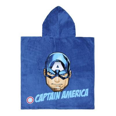 PONCHO ACCAPPATOIO TELO MARE - MARVEL AVENGERS CAPITAN AMERICA