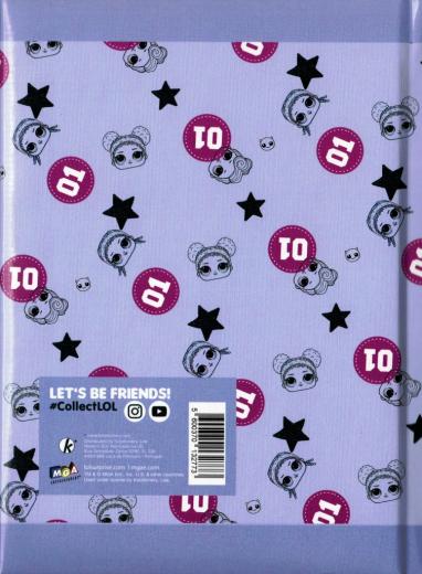 DIARIO AGENDA SCUOLA  LOL SURPRISE - 10 mesi