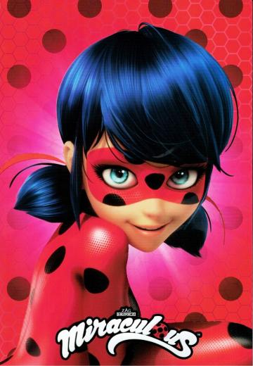 5 Quadernoni Quaderni maxi A/4 MIRACULOUS - LADY BUG - Rigatura 10 M