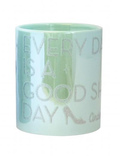 TAZZA GLITTER con Scatola DISNEY - CENERENTOLA