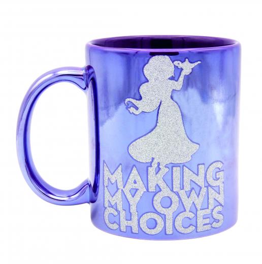 TAZZA GLITTER con Scatola DISNEY - JASMINE e ALADINO