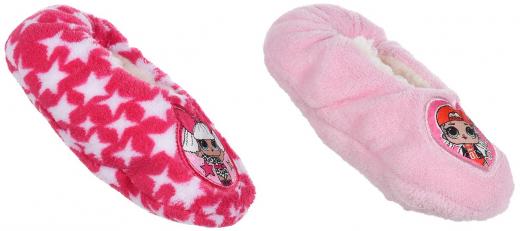 PANTOFOLE CHIUSE ANTISCIVOLO in PELUCHE LOL SURPRISE DAL nr 25 al nr 32 a