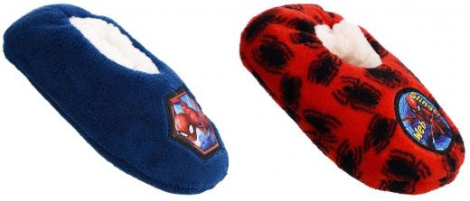 PANTOFOLE CHIUSE ANTISCIVOLO in PELUCHE MARVEL SPIDERMAN DAL nr 25 al nr 36