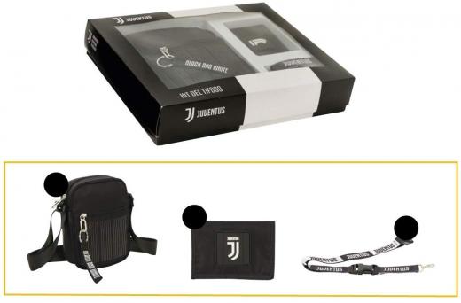Kit de Fan de la JUVENTUS de la Correa de la cartera de velcro - llavero cuello