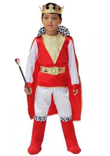 VESTITO COSTUME Maschera di CARNEVALE Ragazzo - RE