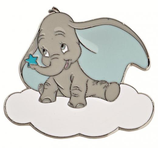 BOMBONIERA TORTA con 29 Scatoline Portaconfetti con magnete e Carillon DISNEY DUMBO celeste