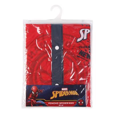 MANTELLA IMPERMEABILE PONCHO PIOGGIA - MARVEL SPIDERMAN 3/4 anni