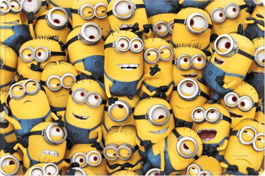 TAPPETO SAGOMATO Antiscivolo Minions - 50 x 80 cm