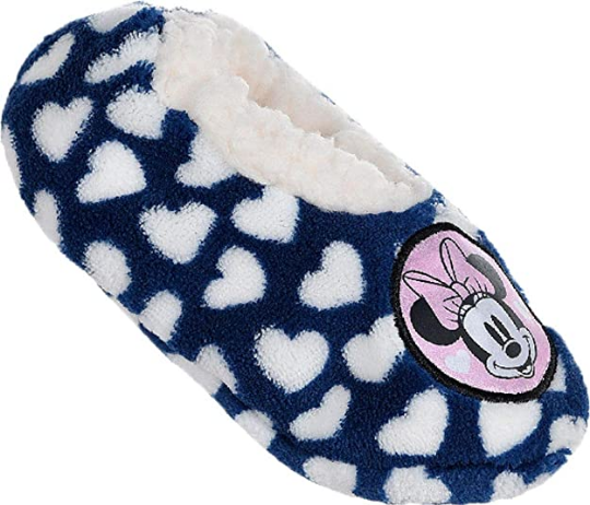 PANTOFOLE CHIUSE ANTISCIVOLO in PELUCHE DISNEY MINNIE