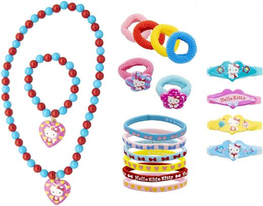 Set Accessori per Capelli - 18 pezzi - HELLO KITTY