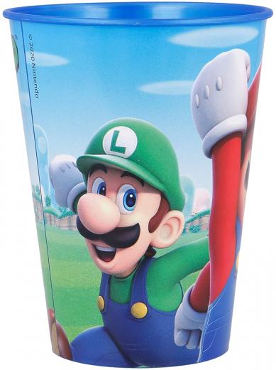 Bicchiere Per Bambini - Senza BPA - 260 ml - Super Mario