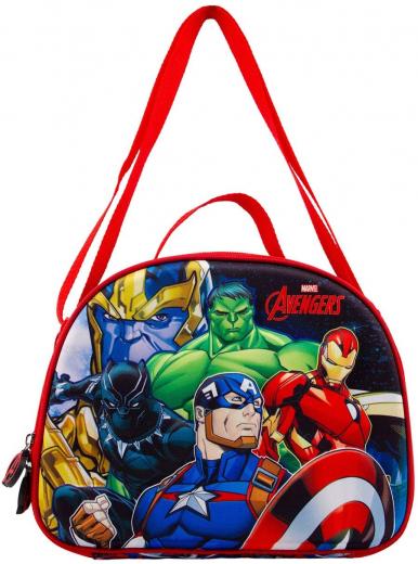 BORSA Porta merenda TERMICA con Tracolla AVENGERS Vengadores vs Thanos