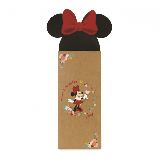 PORTACHIAVE DISNEY MINNIE FLOWERS in METALLO SMALTATO CON BUSTA