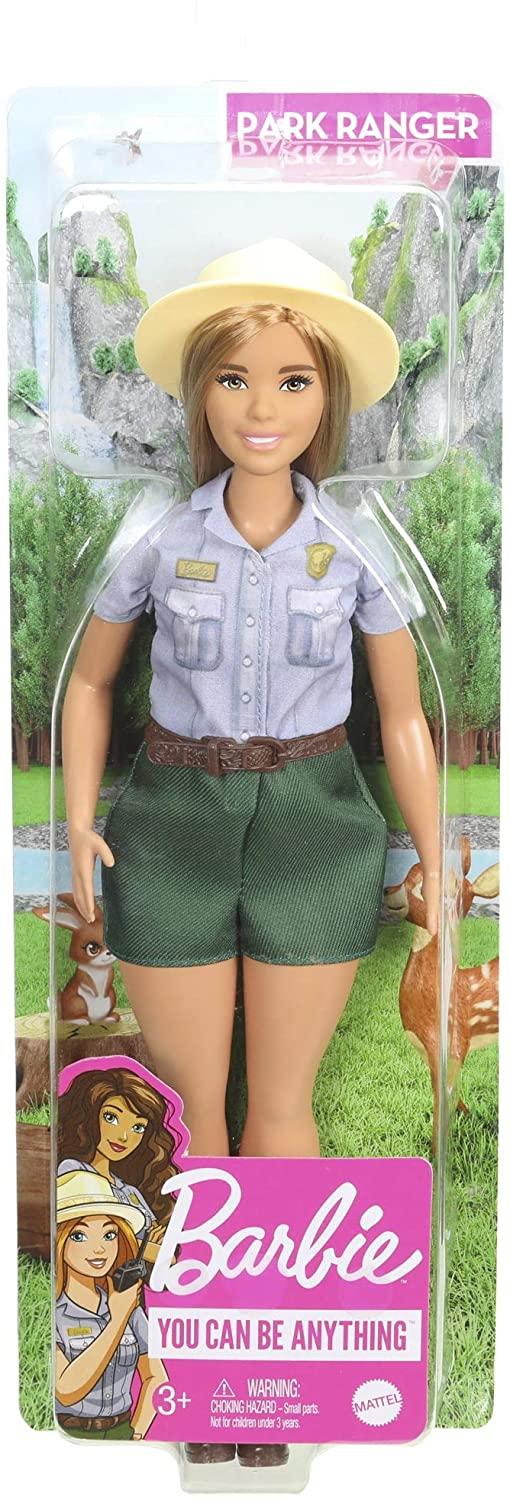 Barbie Bambola Park Ranger Bionda Curvy Giocattolo da 30.5 cm