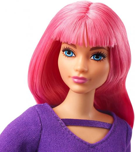 Barbie Daisy Bambola Curvy Chitarra Valigia Apribile Adesivi 9 Accessori FWV26