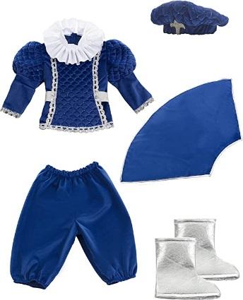 Costume Di Carnevale Baby Da Imperatore Lusso 