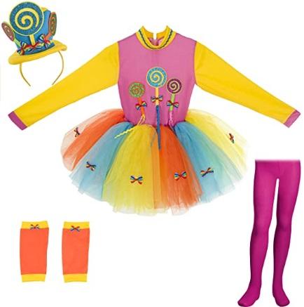 Costume Di Carnevale Bambina Da Candy Girl