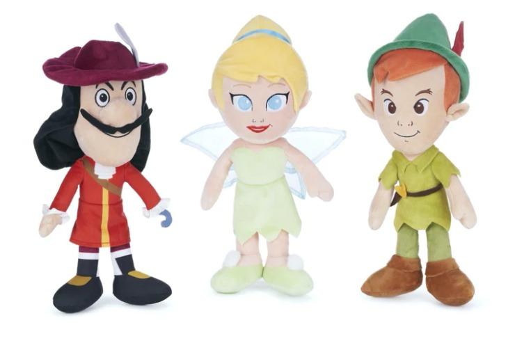 PELUCHE DISNEY - TRILLY - PETER PAN - CAPITAN UNCINO 30 cm