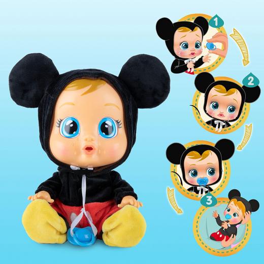 CRY BABIES Mickey Mouse - Bambola interattiva che piange lacrime vere