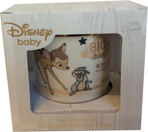 SALVADANAIO Salvadenari in CERAMICA - DISNEY BAMBI e TIPPETE
