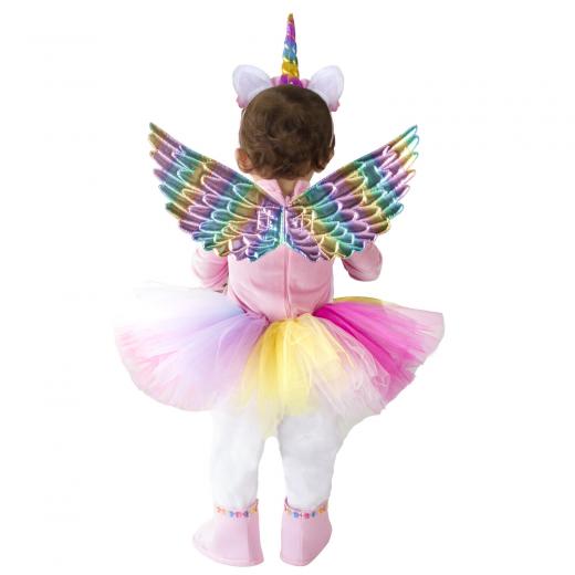 Costume Di Carnevale Baby Da Piccola Unicorno Arcobaleno Primipassi